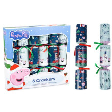 Peppa Pig Christmas Crackers 6 Pack for Kids