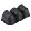 Universal 52mm 2" 3-Hole Dash Gauge Pod Holder Black 5