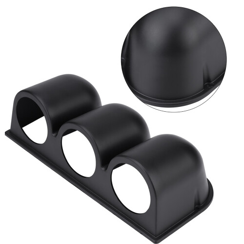 Universal 52mm 2" 3-Hole Dash Gauge Pod Holder Black 2