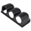 Universal 52mm 2" 3-Hole Dash Gauge Pod Holder Black 8