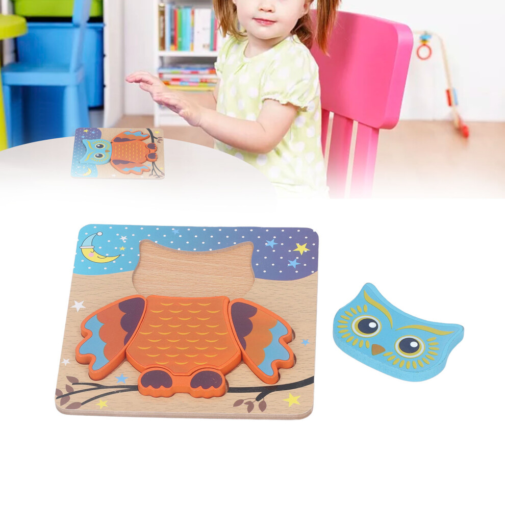 Preschool Animal Shaped Wooden Puzzle Bright Colors Toddler Educational Toy-image-OPC-PKYNWBB-NEW