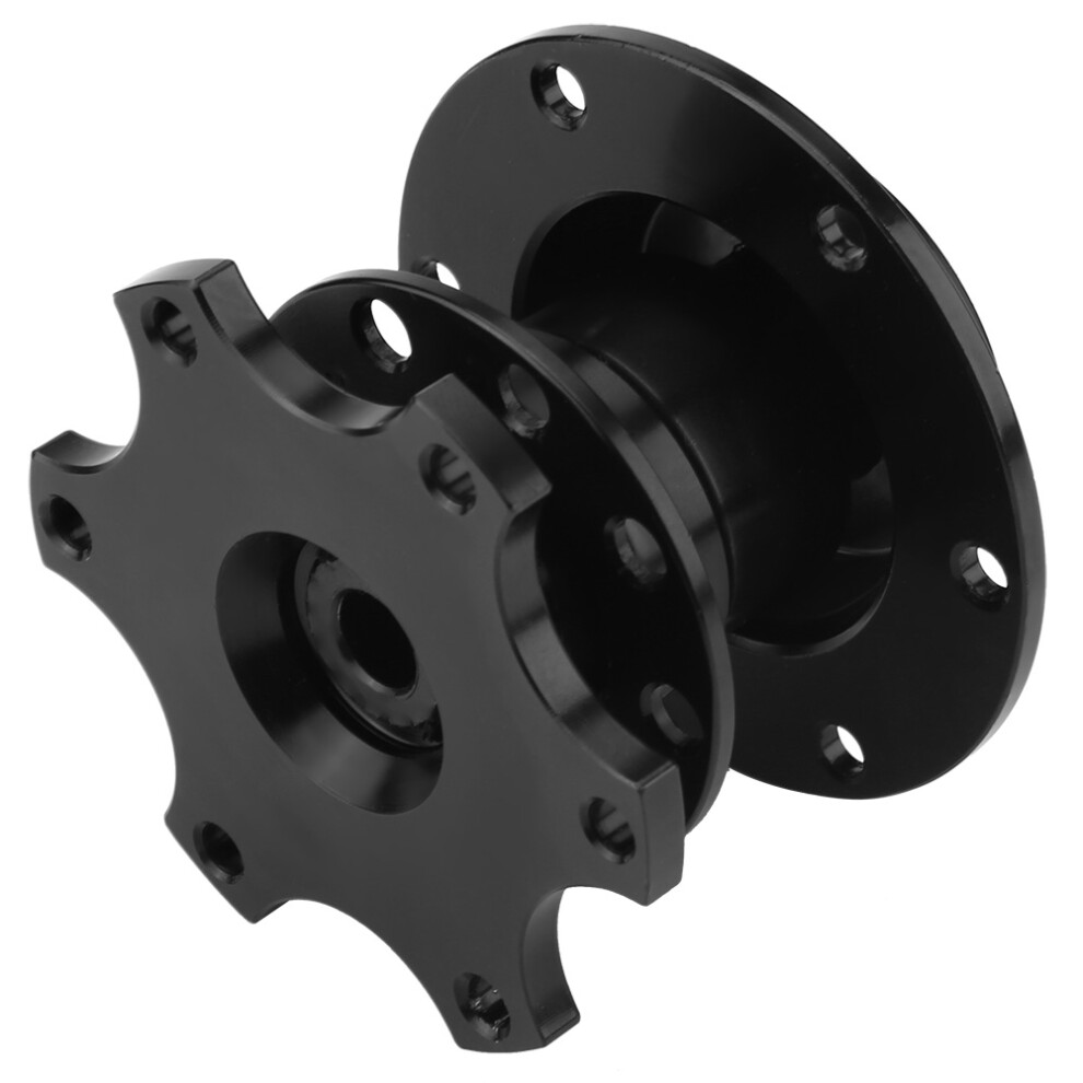 Universal Car Steering Wheel Quick Release Hub Adapter, 8.2Cm Diameter, Black 4611352232825