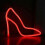 (Red Light) LED High Heels Neon Modeling Lights Bar Cafe Decoration Lights Lights 1