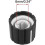 5 Pcs 6mm Potentiometer Control Knobs for Electric Guitar Acrylic Volume Tone Knobs Black 2