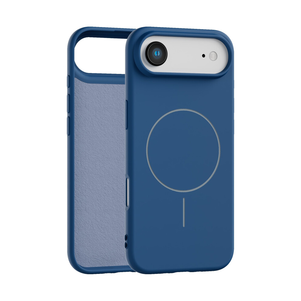 Magnetic Case Compatible With Iphone 17 Air - Slimline Low Profile Shockproof Phone Case Blue 6930998004442