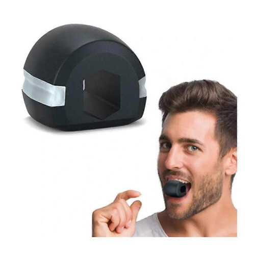 2-Pack Jaw Trainer / Jawline Exerciser - Exercise for the Jaw Muscles Black