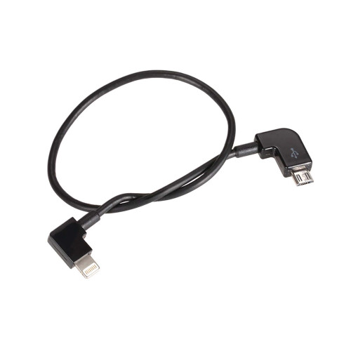 Micro-USB-zu-Lightning-Datenübertragungskabel für Android/iOS-Geräte 1,2 m Schwarz 2