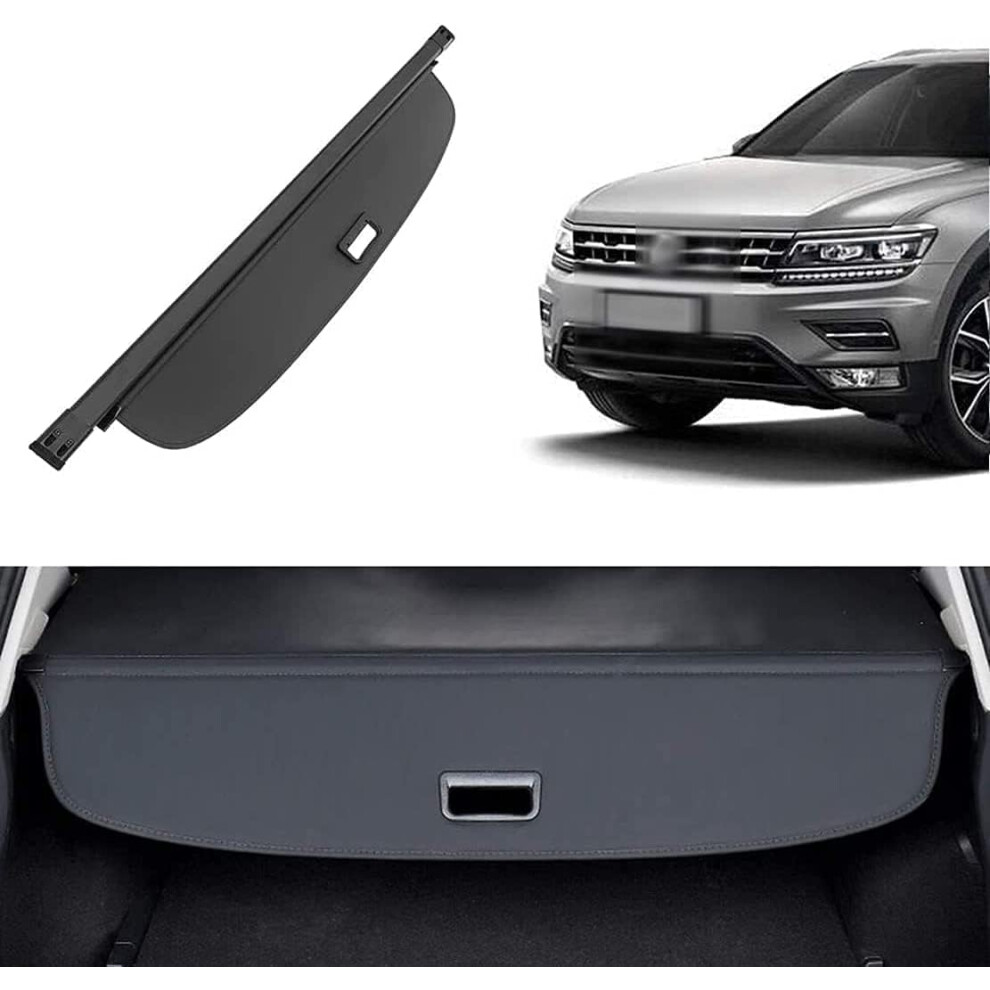 Car Luggage Shade Shield Retractable Cargo Cover For Rear Trunk Parcel Shelf For Tiguan L 2017 2018 9393856203307