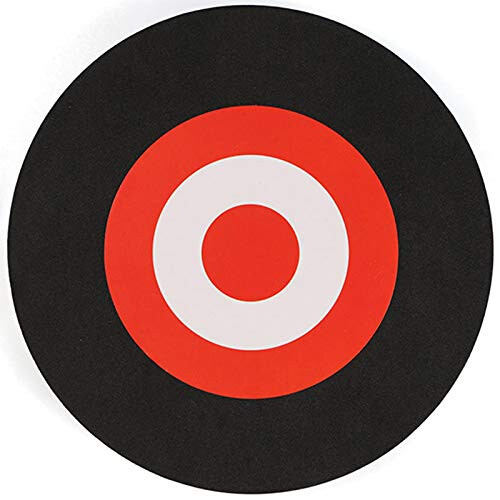 Archery EVA Foam Target 25x3 cm Self-Healing Moving Target Practice Black Red