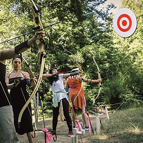Archery EVA Foam Target 25x3 cm Self-Healing Moving Target Practice Black Red 1