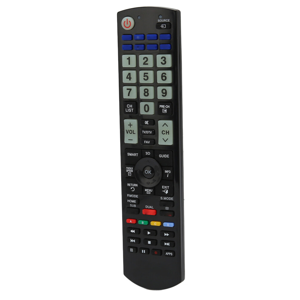 Universal Tv Remote Control Ergonomic Lightweight Abs Battery Operated 9471352234961