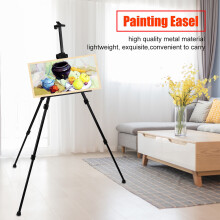 Portable Metal Art Easel Adjustable Tripod Stand for Painting & Sketching