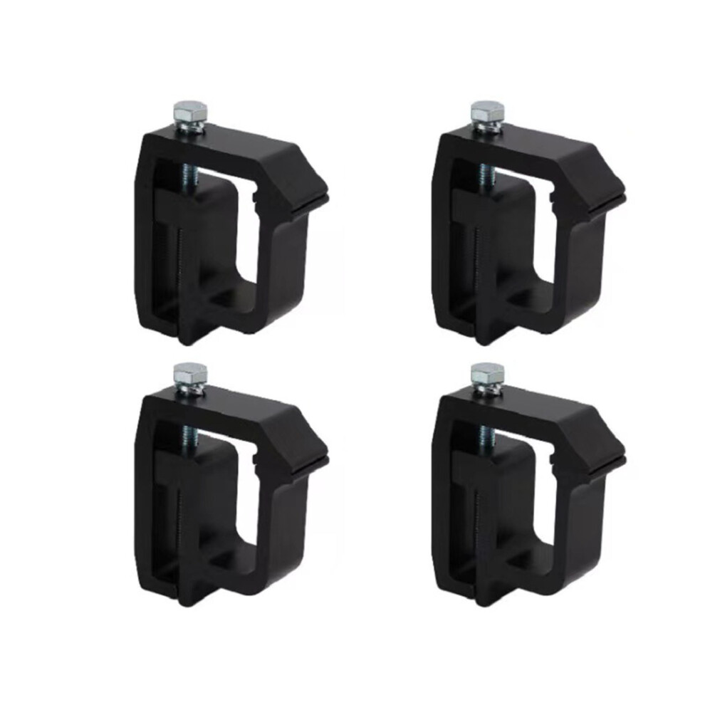 4 Pcs Aluminum Truck Cap Mounting Clamps For Roof Cover 15X10x8cm 4221352235285
