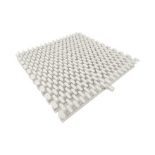 Plastic Drain Grate, Flexible Splicing Channel, UV-Resistant Gutter Cover, Pool Drain Grid, Beige-B, 7.1x39.3in, 10pcs