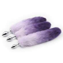 Buttplug Stainless Steel Anal Plug Three Sizes Available Size M Purple Lila Prostate Massage Anal Dildo For Couples Cosplay Toy