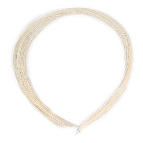 Professional White Violin Bow Hair Replacement 1/8 Size Musical Accessory 1
