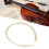 Professional White Violin Bow Hair Replacement 1/8 Size Musical Accessory 16