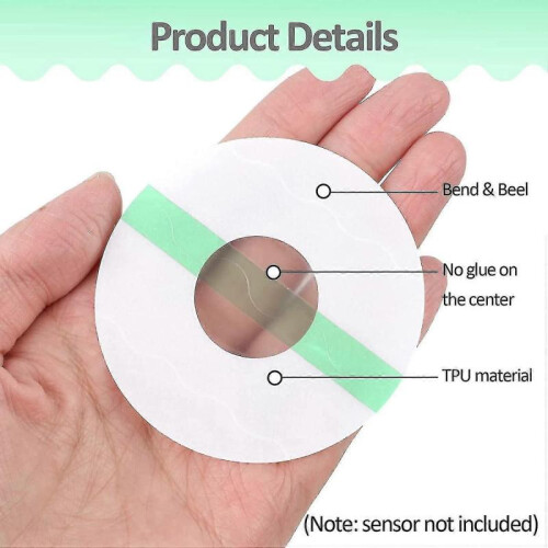 Freestyle Libre Sensor Cover, 30 Pcs Waterproof Libre Sensor Covers, Round Freestyle Libre Sensor Stickers Libre Sensor Patches for Long-dura 2