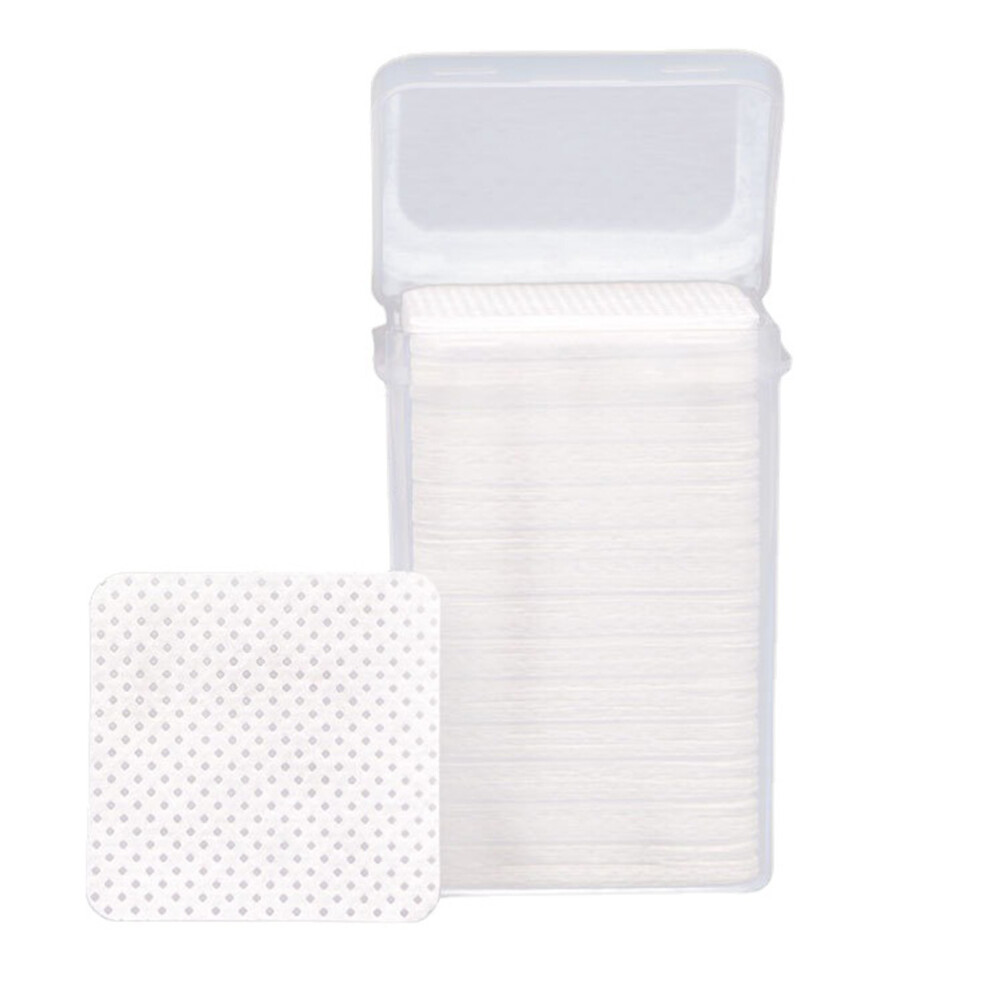 Unisex White 200Pcs Lint-Free Nail & Lash Wipes, Cotton Fiber, Efficient Cleaning