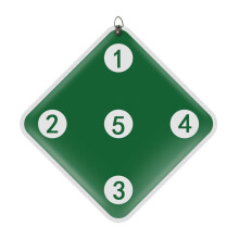 Double Sided Fencing Target Wall Mounted Green For Fencing Training And Daily Practice Gear