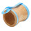 Handtrommel-Set aus Holz mit Schaffell-Oberseite, 9