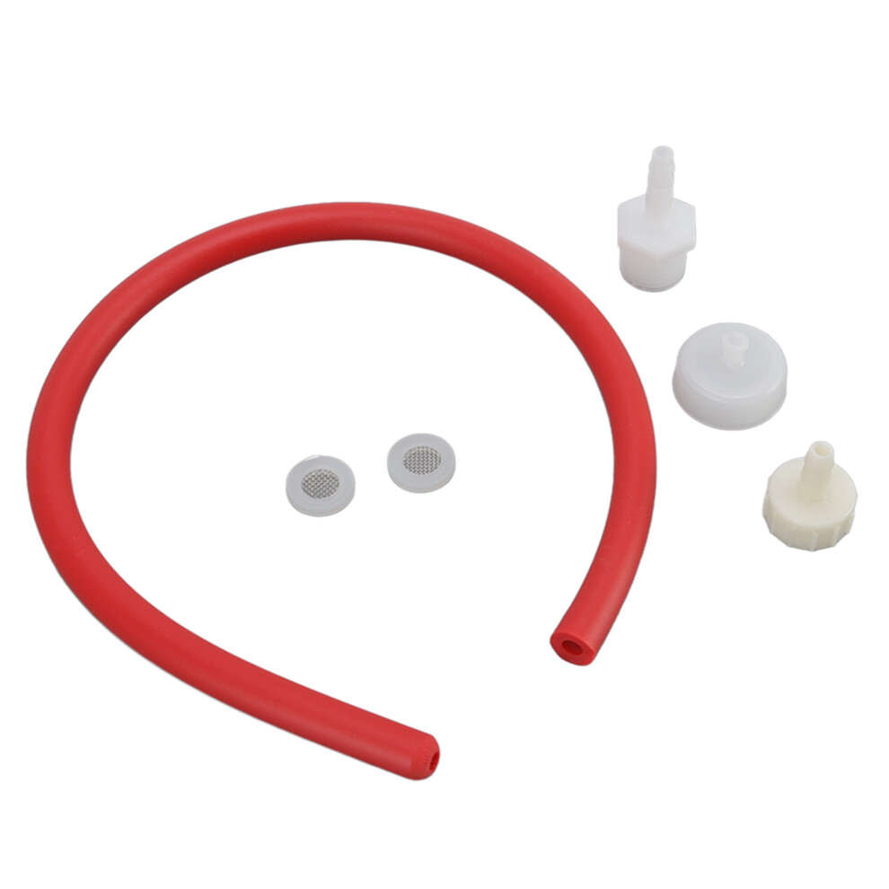 Silicone Enema Tube Reusable 150cm Red Anal Douche for Constipation