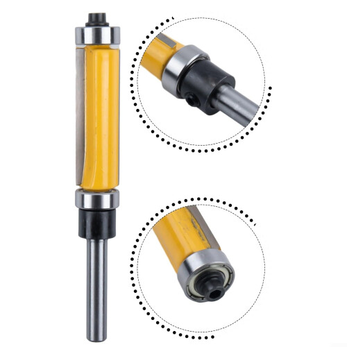 6mm Shank Routing Tool With Double Bearing Technology, 38mm Cutting Length 1
