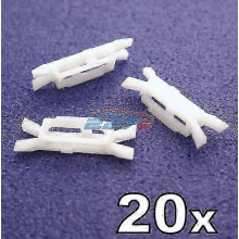 60x klipy na tesnenie dverí Renault Clio Megane - upevňovacie prvky kompatibilné s gumovým tesnením 7701204862