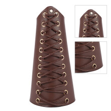 Braune künstliches Leder Arm-Schutz für Bogenschießen, 18x11x4cm, Schießausrüstung