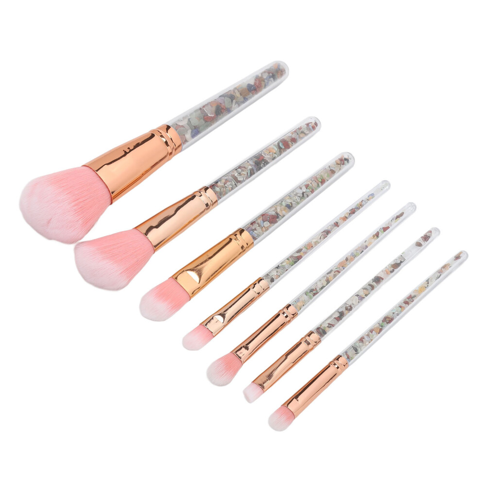 7PCS Makeup Brush Set ABS Handles, Soft Foundation, Eye Shadow Brushes