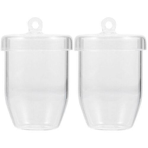 Set Of 2 High Temperature Resistant Crucible Office Melting Dish 1
