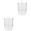 Set Of 2 High Temperature Resistant Crucible Office Melting Dish 3