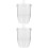 Set Of 2 High Temperature Resistant Crucible Office Melting Dish 5