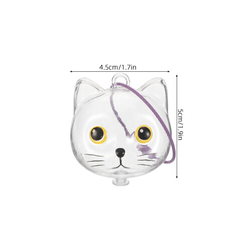 4St Transparante Kattenhaar Bewaarbox - Herdenkingshanger Kattenhaar 1