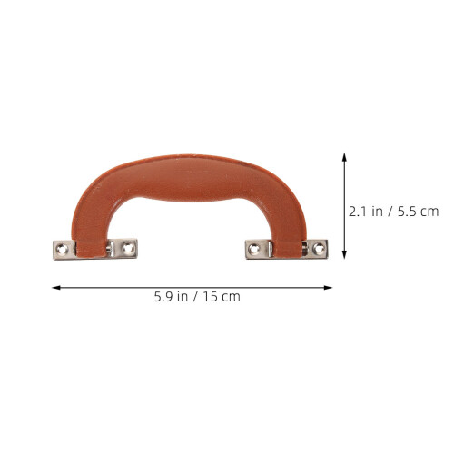 Carrying Case Handle Durable Plastic Chocolate 4set 1