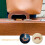 Carrying Case Handle Durable Plastic Chocolate 4set 7