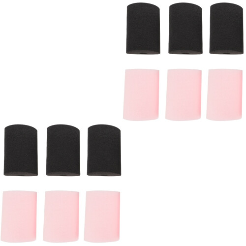 2 Count White Erase Board Cylindrical Sponge Office 2