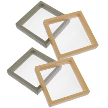 16 Pcs Desktop Floating Display Frame Transparent Jewelry Holder