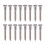 25Pcs Stainless Steel Outer Hex Lag Bolts Self-Tapping M6X40 1