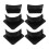 Billiard Pockets Ball Retrieval Plastic 6pcs 2.8x1.6x1in 9