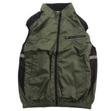 XL OD Green Air Conditioned Wearable Cooling Fan Vest, UV Resistant