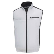 Light Gray XXXL Air Conditioned Wearable Fan, Breathable UV Resistant Clothing