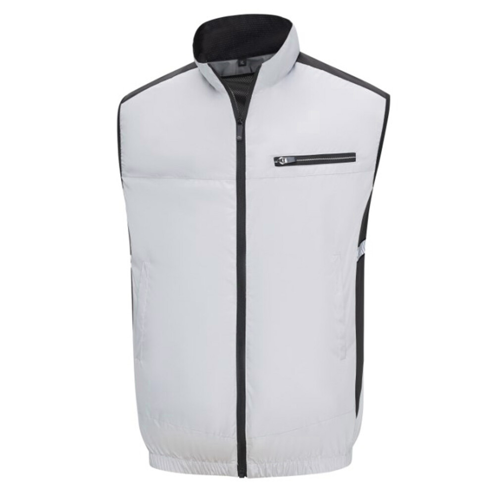 Light Gray Xxxl Air Conditioned Wearable Fan, Breathable Uv Resistant Clothing 9401352240518