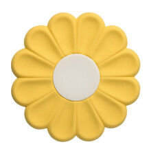 Colorful Dish Cup Pad Soft Silicone Flower Shape Lemon Yellow Dinnerware Mat Tableware Pad