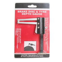 Brake Disc Measuring Tool Manual Auto Brake Disc Depth Gauge Tire Tread Gauge 0-60mm Measuring Tool Multifunction Tool