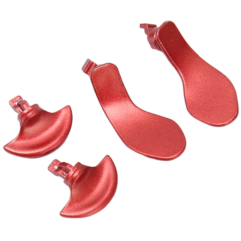 4Pcs Replacement Back Paddles For Ps5 Edge Controller Metal Buttons Red 9491352242209