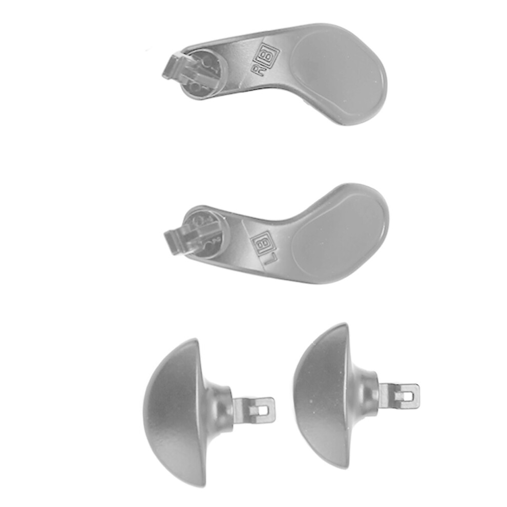 4Pcs Professional Metal Back Paddles For Ps5 Edge Controller Silver 3511352242187