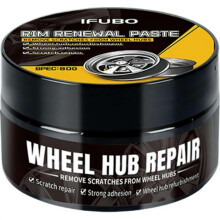 Car Wheel Scratch Repair Polish 80g Alloy Wheel Polish With Sponge For Vehicles Hubcap Rim Repair Kit High Gloss Finish