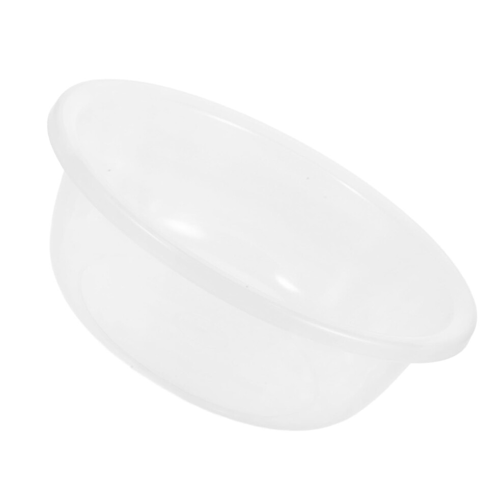 Transparent Plastic Foot Soaking Tub Large Capacity Basin Face Cleansing Bottle Washing Safe Rounded Edges Home Bath