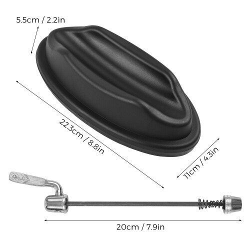 Bicycle Front Wheel Riser Block with Quick Release Skewer for Indoor Training 2
